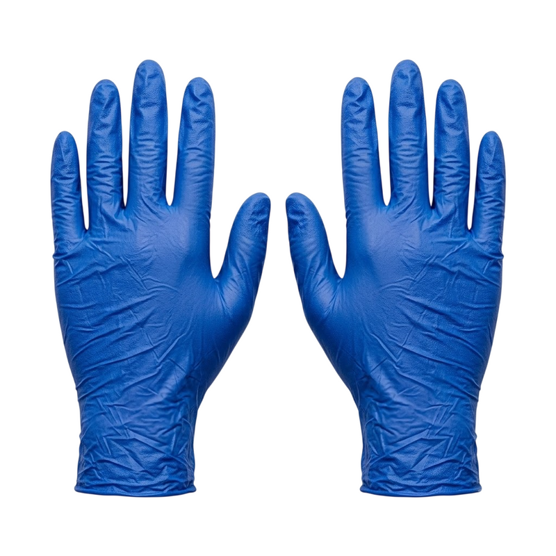 Cargue la imagen en el visor de la galería, Guante Nitrilo Azul Cobalto Chico Caja Con 100 Piezas marca Ambiderm