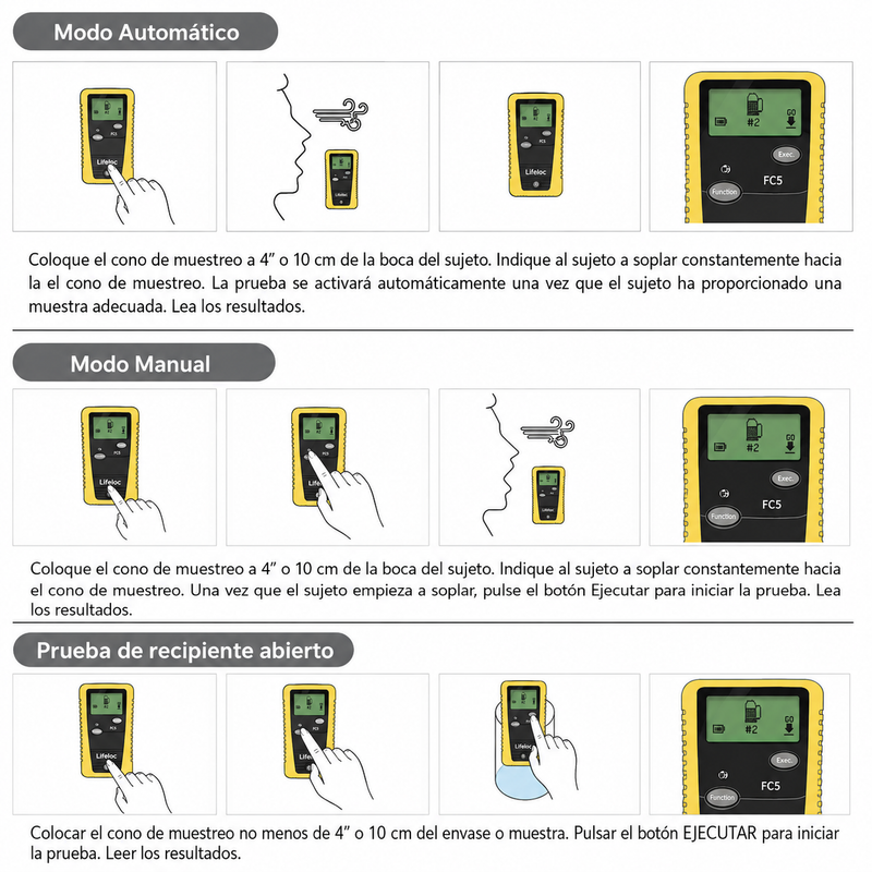 Cargue la imagen en el visor de la galería, Alcoholímetro Fc5 Hornet - Una pieza marca Lifeloc
