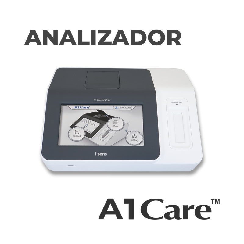 Cargue la imagen en el visor de la galería, Analizador A1Care para Hemoglobina Glicosilada (HbA1c) y Albúmina-Creatinina (ACR) i-Sens