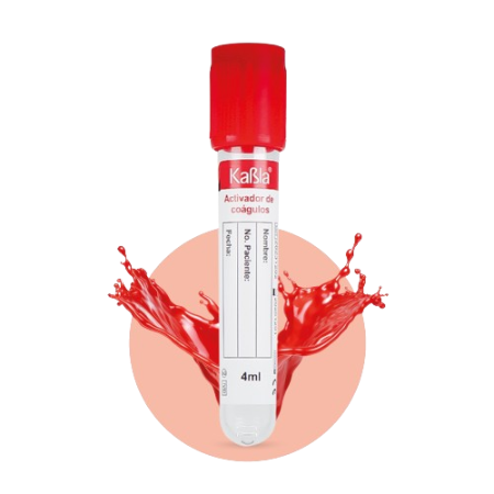 Tubo Vacutainer Sin Aditivo Con Tapa Roja De 13×100 Mm 6 Ml Plástico Pet - Gradilla Con 100 Piezas Catálogo: CY-101NA(6ml)