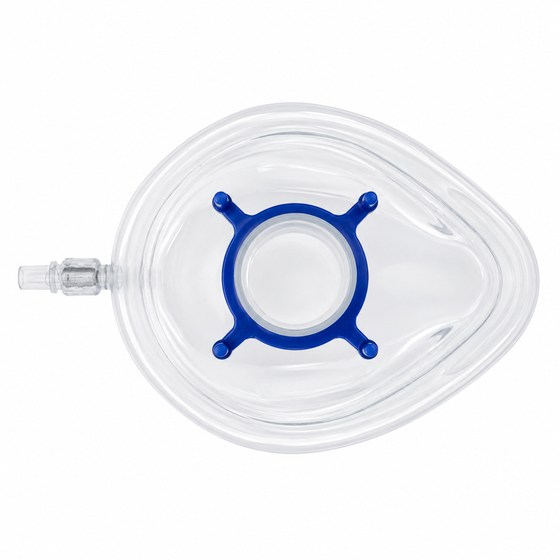 Cargue la imagen en el visor de la galería, Mascarilla Anestesia Fs Azul #6 marca Respifix/ELC