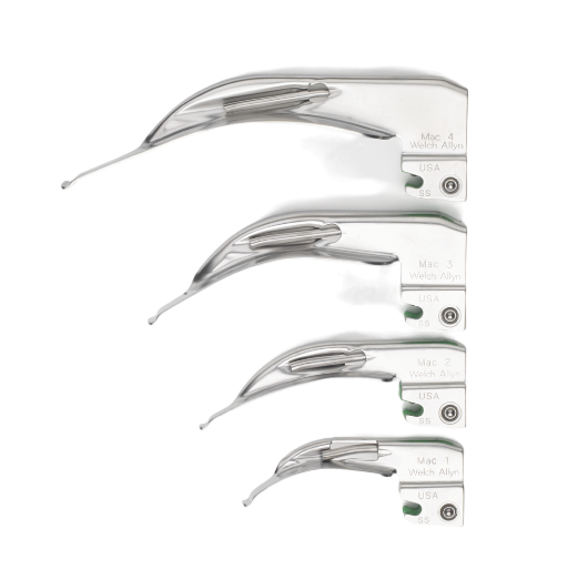 Hoja para Laringoscopio Curvo Macintosh (fibra óptica)
