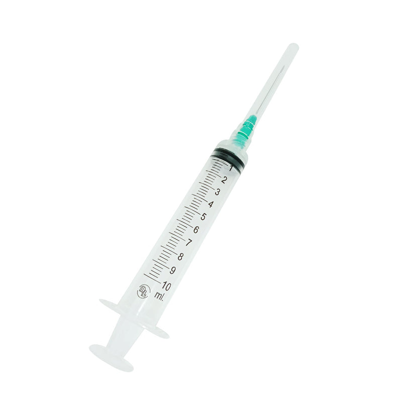 Cargue la imagen en el visor de la galería, Jeringa Estéril Desechable de 10 ML Caja con 100 Jeringas Estériles