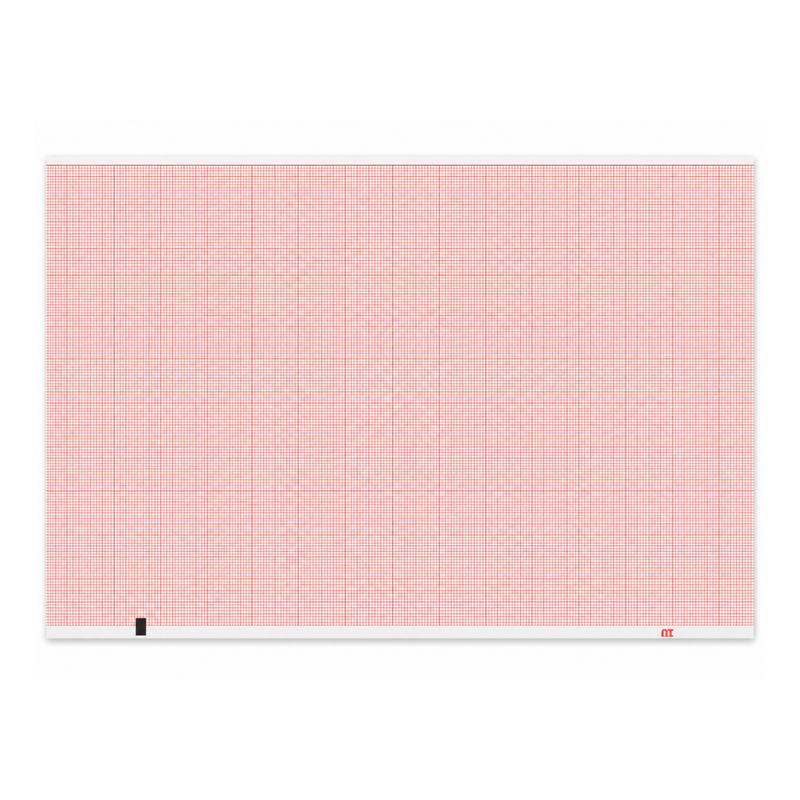Cargue la imagen en el visor de la galería, Papel graficado en rojo. Medidas: 21.5cm*28cm Doblado en Z de 200 hojas. Phillips Prueba de Esfuerzo marca NT