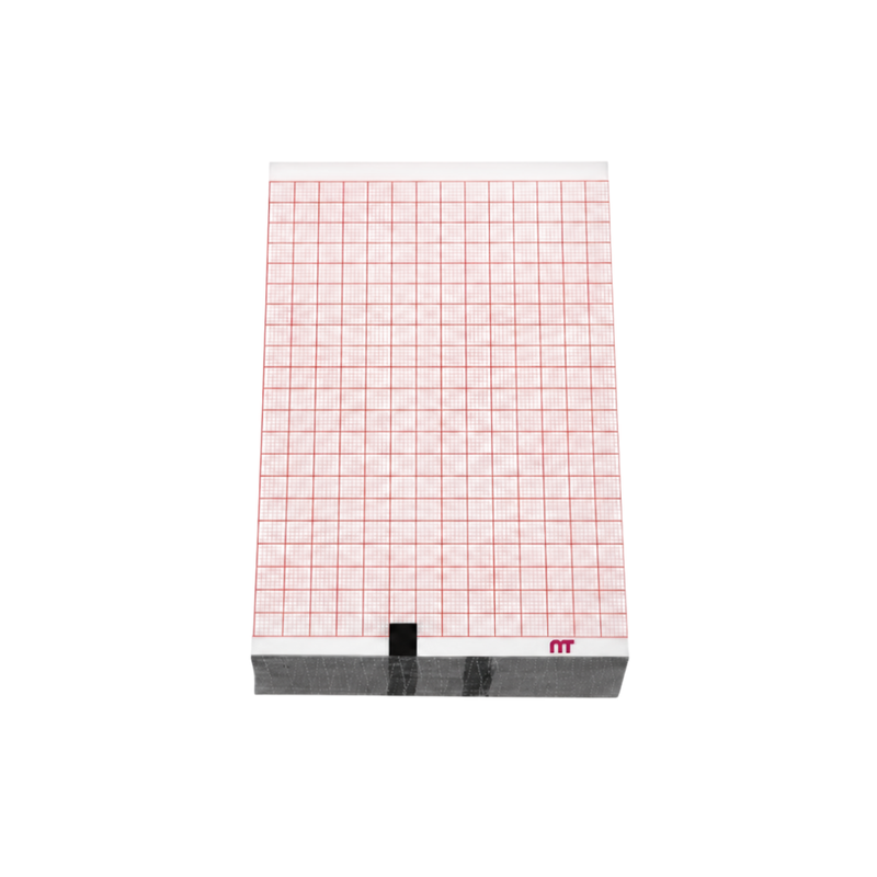 Cargue la imagen en el visor de la galería, Papel graficado en rojo. Medidas: 11.4cm*7cm Doblado en Z de 285 hojas. Para ECG WA CP50. marca NT