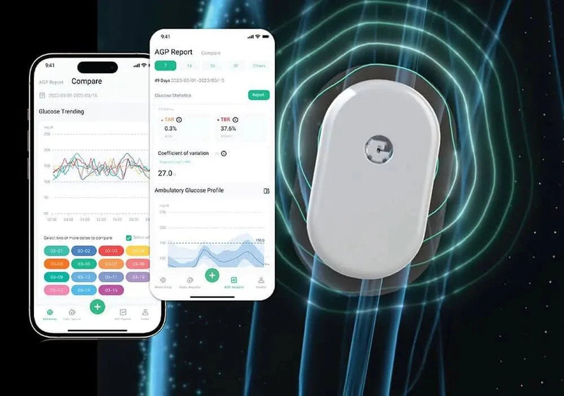 Cargue la imagen en el visor de la galería, SIBIONICS GS1 CGM - Sistema de monitoreo continuo de glucosa - 1 Marca Sibionics