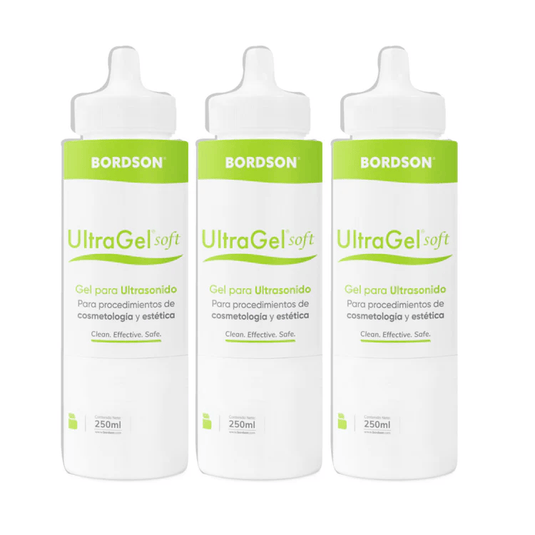 Botella de 250 ml de gel para ultrasonido Bordson Soft