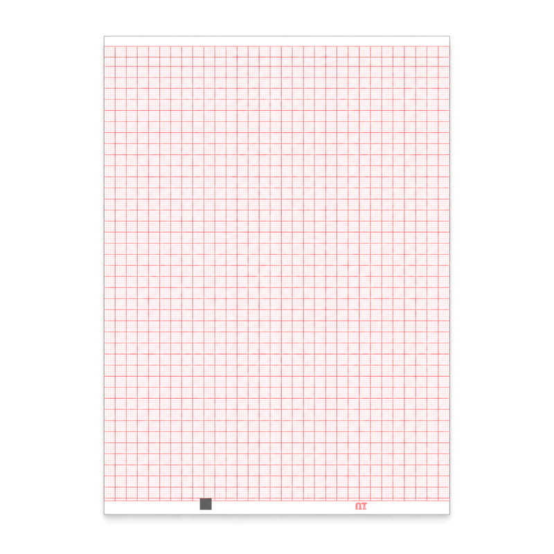 Cargue la imagen en el visor de la galería, Papel graficado en rojo. Medidas: 21cm*15cm Doblado en Z de 300 hojas. KZ1210 marca NT