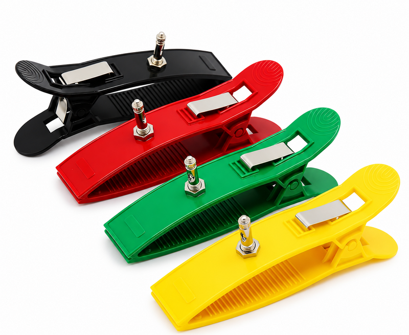 Cargue la imagen en el visor de la galería, Pinzas Para ECG Juego con 4 piezas marca Greetmed