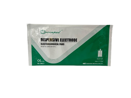 Empaque individual estéril de la placa de electrocirugía bipolar desechable NT, modelo GBS-Db1031a.