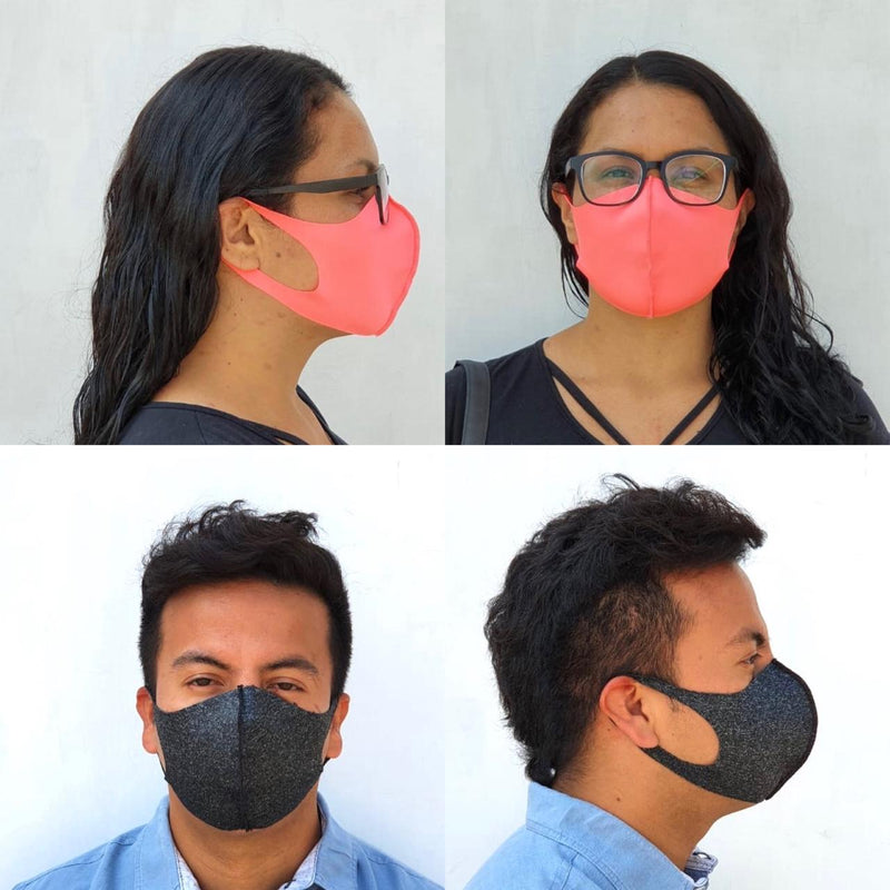 Cargue la imagen en el visor de la galería, Cubrebocas de Poliester Lavable Unitalla - Paquete de 20 piezas