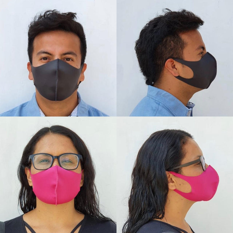 Cargue la imagen en el visor de la galería, Cubrebocas de Poliester Lavable Unitalla - Paquete de 20 piezas