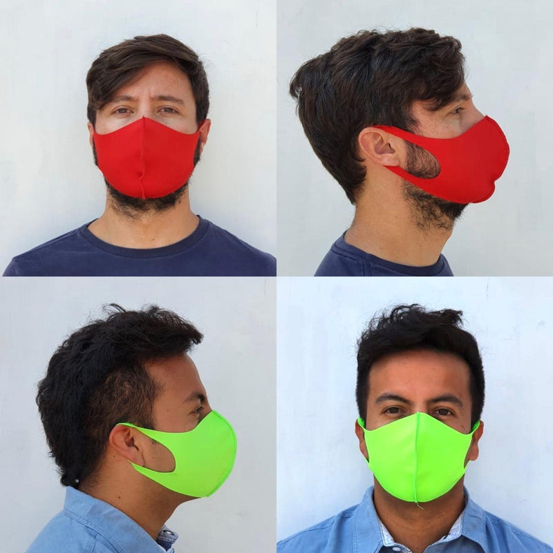 Cargue la imagen en el visor de la galería, Cubrebocas de Poliester Lavable Unitalla - Paquete de 20 piezas
