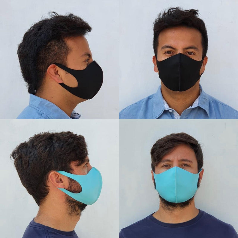 Cargue la imagen en el visor de la galería, Cubrebocas de Poliester Lavable Unitalla - Paquete de 20 piezas