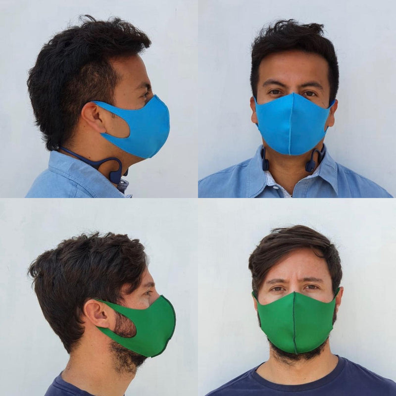Cargue la imagen en el visor de la galería, Cubrebocas de Poliester Lavable Unitalla - Paquete de 20 piezas
