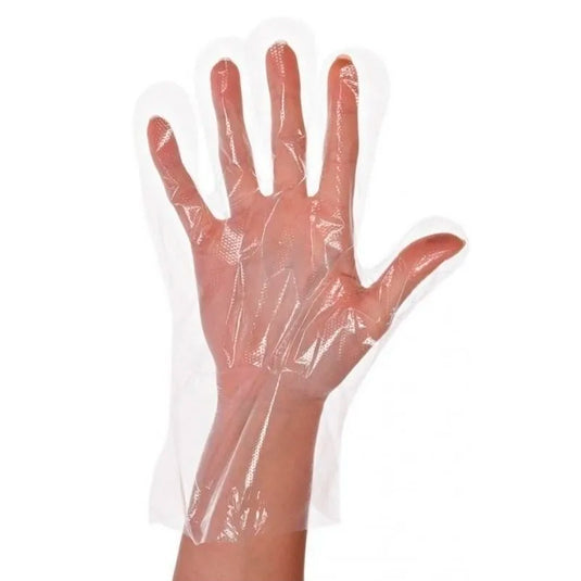 Guante Ambiderm Polietileno Mediano Caja Con 100 Piezas