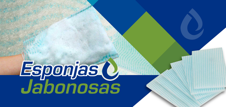 Higiene rápida personal o asistida con esponjas jabonosas