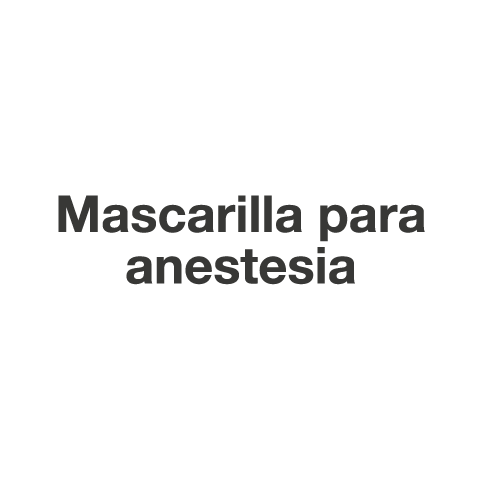 Mascarilla Para Anestesia
