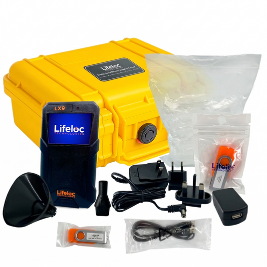 Alcoholímetro Lx9, Batería Recargable Incluye Boquillas. - Una Pieza marca Lifeloc