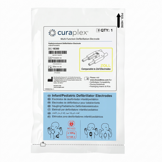 Parche Desfibrilador Zoll Pediatrico D318 marca Curaplex/Heartsync