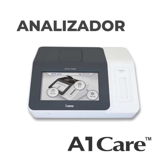 Analizador A1Care para Hemoglobina Glicosilada (HbA1c) y Albúmina-Creatinina (ACR) i-Sens