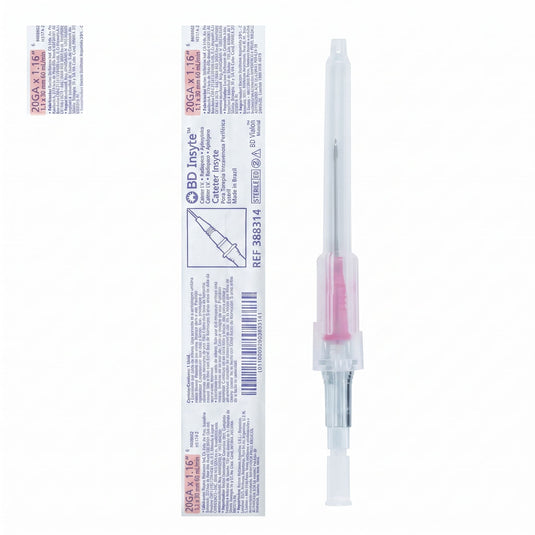 Catéter De Seguridad PNK 20GX1.16IN con 50 piezas Marca BD