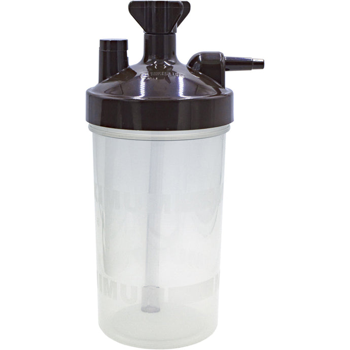 Vaso humidificador para oxígeno marca Salter Labs con válvula de seguridad de 6 PSI