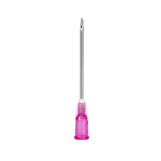 Aguja hipodermica desechable 18Gx38mm con 100 piezas marca DL