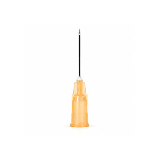 Aguja hipodermica desechable 25Gx16mm con 100 piezas marca DL