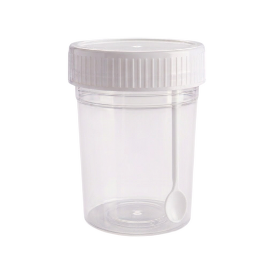 Contenedores Para Muestras De Heces No Ésteril De 100Ml - Paquete Con 25 Piezas - marca Kabla