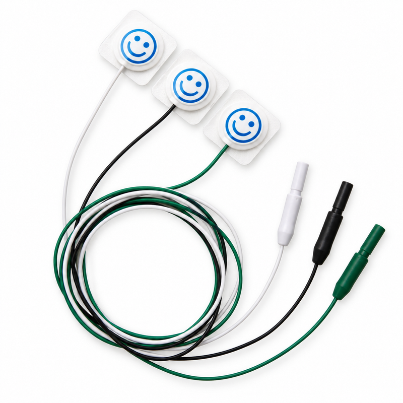 Cargue la imagen en el visor de la galería, Electrodo Neonatal Radiolucido con 3 piezas marca Medico Electrodes
