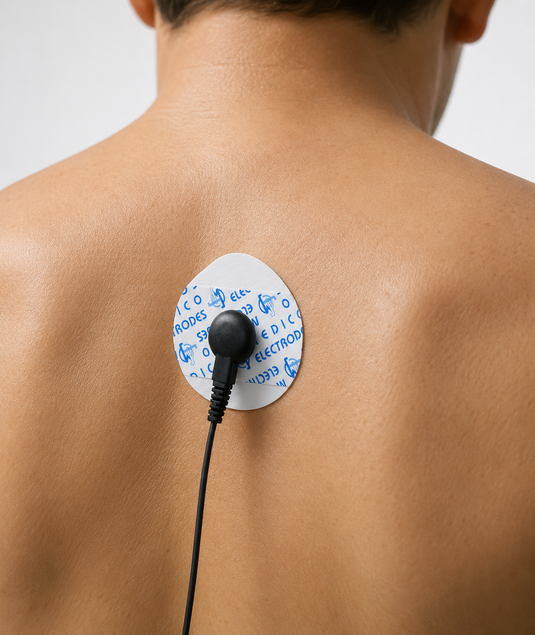 Electrodo Radiolucido 45X42 con 60 piezas marca Medico Electrodes