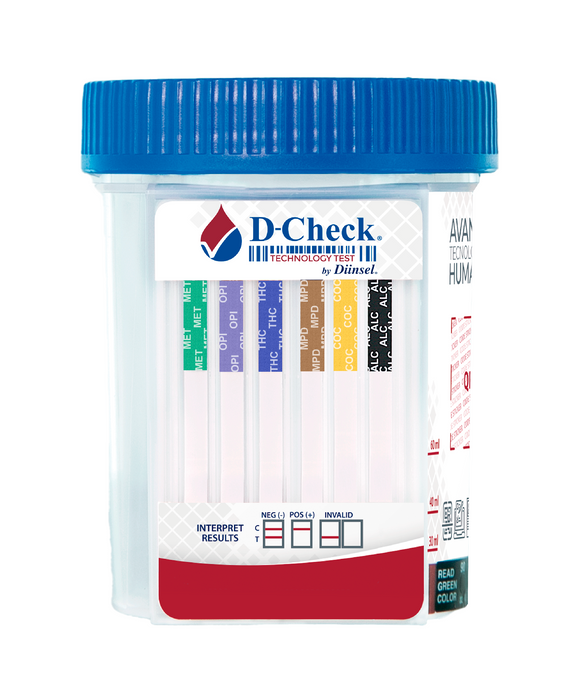 Frasco D-CHECK 5 PARAMETROS - Caja con 25