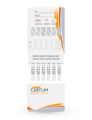 DOA-164 Panel multidrogas de 6 parámetros (THC/COC/AMP/MET/OPI/BZD) - caja con 25 pruebas