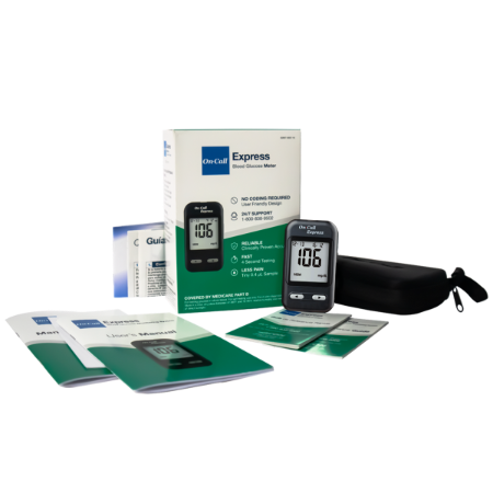 G115-11D Glucómetro On Call Express - Medidor de Glucosa en Sangre
