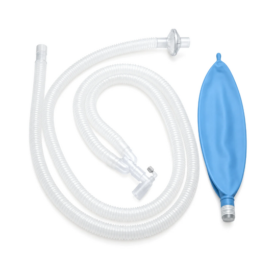 Circuito de Anestesia Adulto Fijo en Y de 1.53mts. Incluye: Bolsa de 3 lts. y Filtro Bacteriano marca Hudson