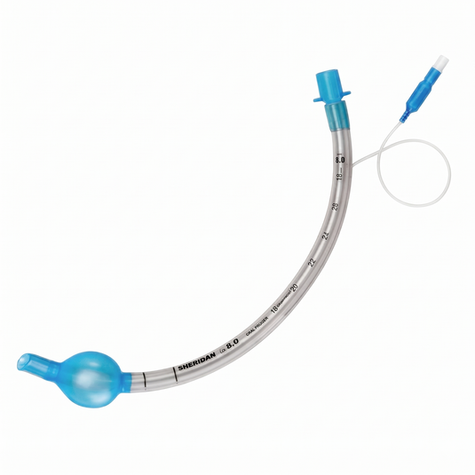 Tubo Endotraqueal con Globo con Alma de Acero 8.0 mm (32Fr) Long. 28-30 cm. marca Hudson
