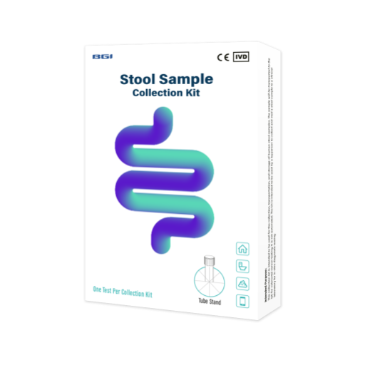 Kit de toma de muestra coprológica, incluye 10 kit individuales Colotect - BGI