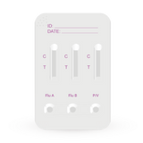 IDRC-301 Prueba 3 en 1 para detección de Anticuerpos (IgM) de Influenza (A, B) y Parainfluenza combo en panel - Caja con 20 piezas