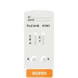 IINA-525 Prueba Rápida de Cassette para la detección de Influenza tipo A, B y tipo A (H1N1) - 10 pruebas