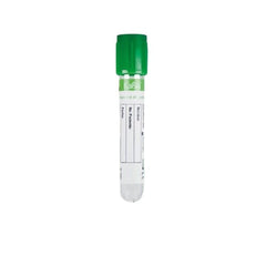 CY-107HS (4ml)-1200 Vacutainer con Heparina de Sodio, 13×75 mm 4 ml Plástico PET, Tapa Color Verde - Corrugado de 12 Gradillas con 100 piezas