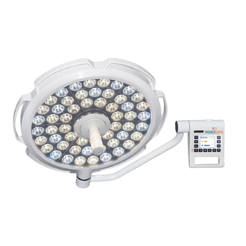 Lampara Led De Emergencia Para Quirofano, Satelite De 50 Cm Diametro, Con Comando Digital Y Bateria Catálogo: MPZWG500