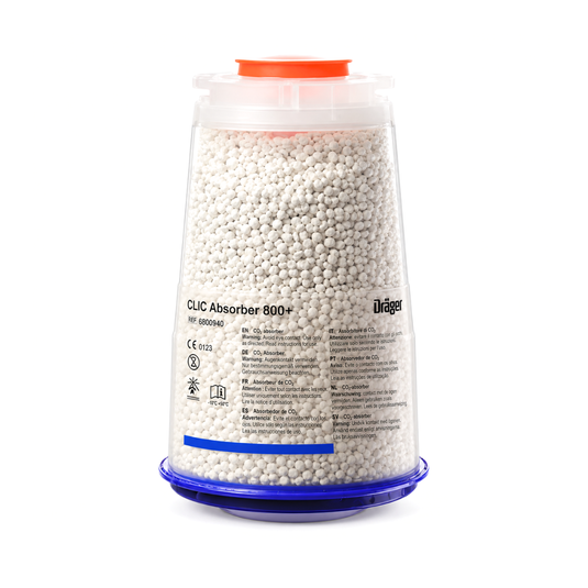 Clic Absorber 800+, Cartucho Desechable, caja con 6 piezas marca Drager