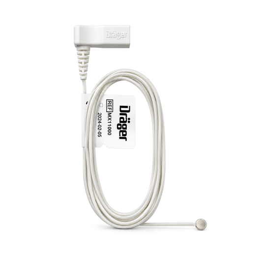 Sonda De Temperatura Cutánea Thermotrace, Desechable, Blanca, Periférica, con 5 piezas marca Drager