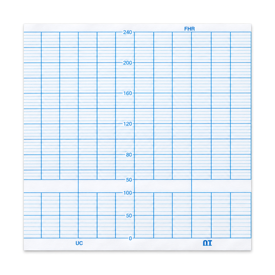 Papel graficado en azul. Medidas: 11.2cm*12cm Doblado en Z de 150 hojas. Para BIONICS BFM800. marca NT