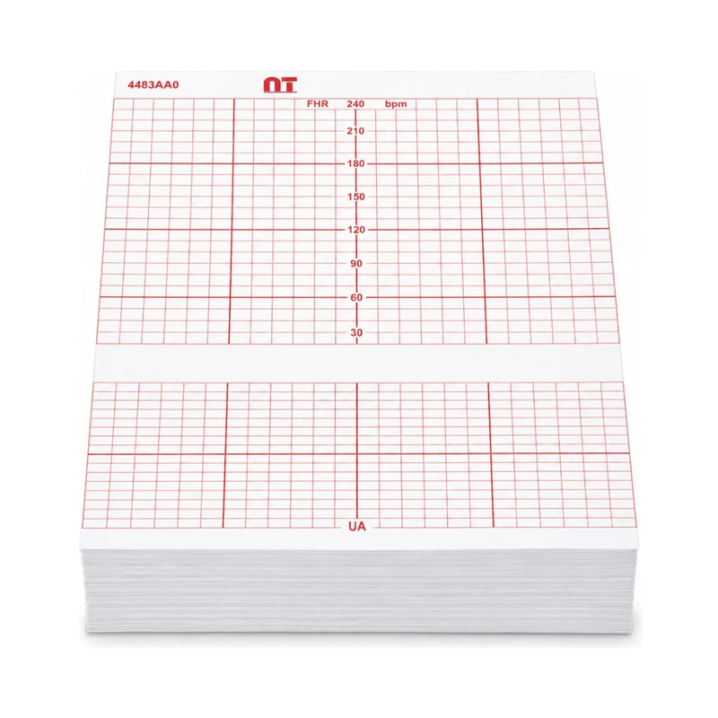 Cargue la imagen en el visor de la galería, Papel graficado en rojo. Medidas: 14.cm*12cm Doblado en Z de 150 hojas. marca NT
