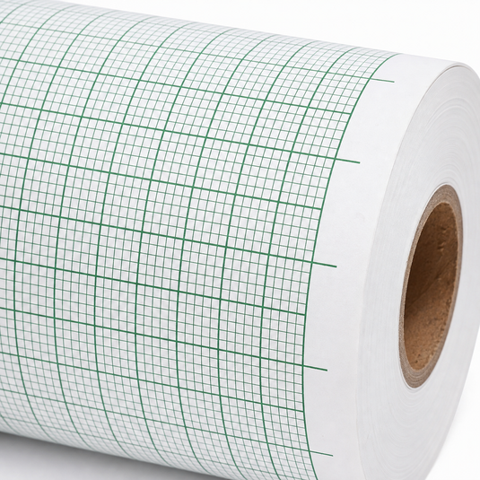 Rollo graficado en Verde. Medidas: 6.3cm*30m. OP119TE/063R30 marca NT