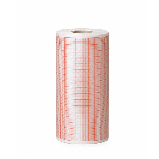 Rollo graficado en rojo. Medidas 11.2cm * 25m. BTL08MD3/MT marca NT