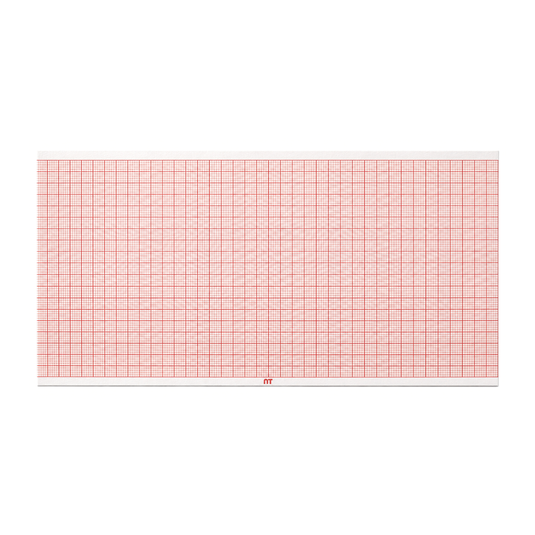 Rollo graficado en rojo. Medidas 11.2cm * 25m. BTL08MD3/MT marca NT