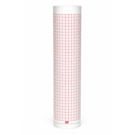 Rollo graficado en rojo. Medidas: 21cm*30m. OP69TE marca NT